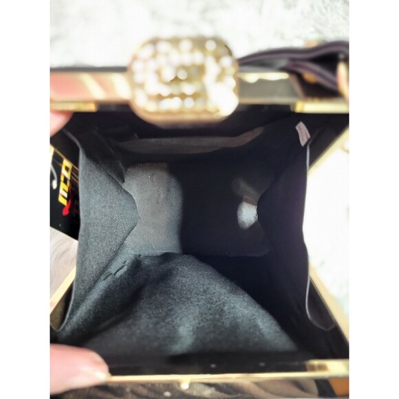 Butterfly Girl Flowers Evening Purse Party Clutch - Picture 7 of 8